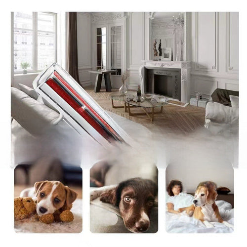 Pet hair remover, dust collector, drum, clothes adhesive ball, clothes